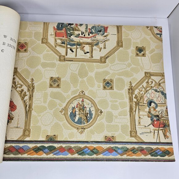 1935 Charm Wall Paper Sample Book Wallpaper Salesman Oversized Large Seattle USA - Picture 8 of 16